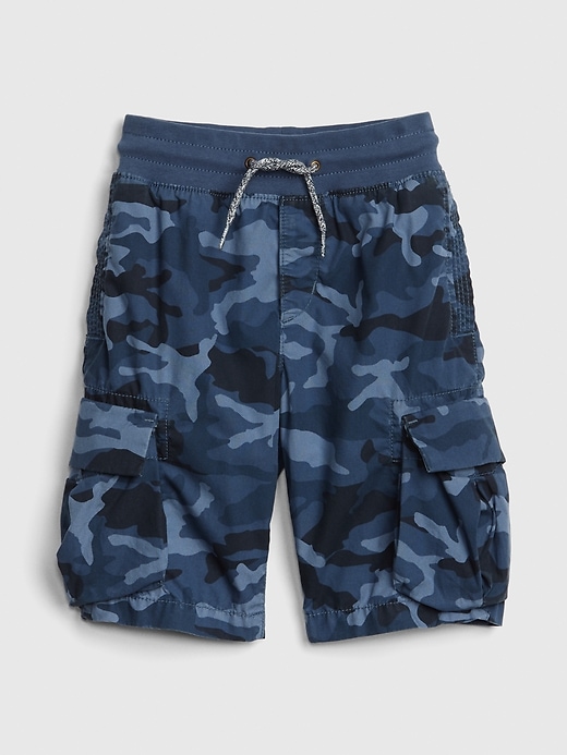 View large product image 1 of 1. Kids Pull-On Cargo Shorts In Poplin