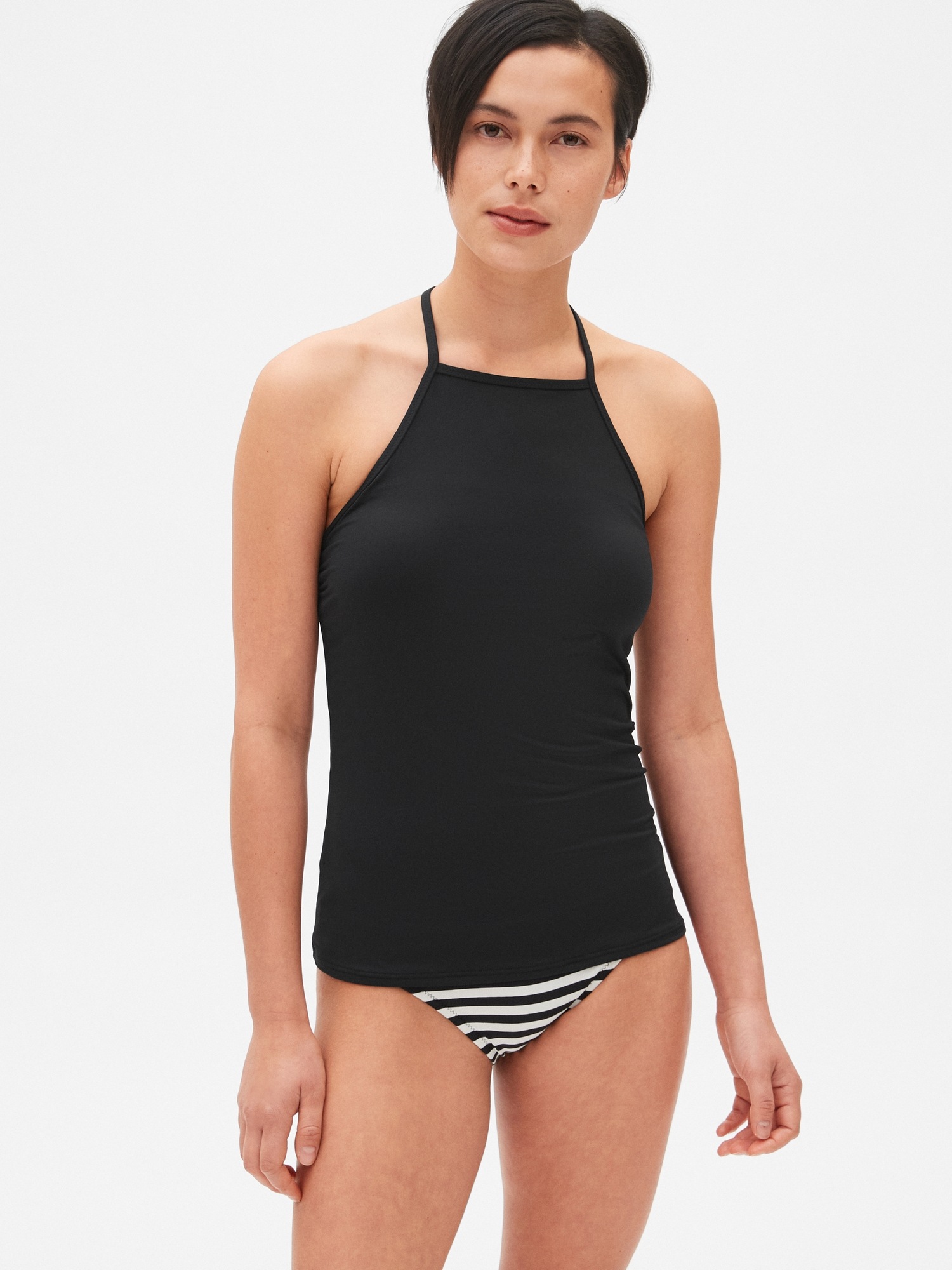 HighNeck Tankini Top Gap