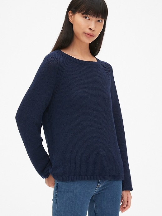 Image number 1 showing, Lightweight Raglan Pullover Sweater