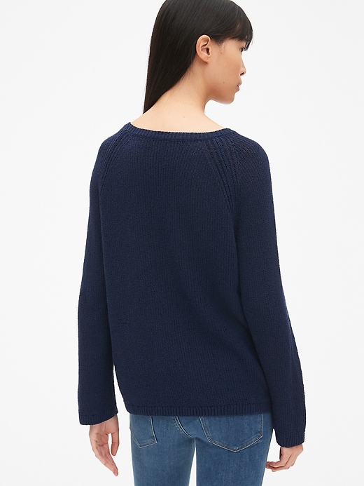 Image number 2 showing, Lightweight Raglan Pullover Sweater