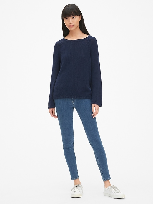 Image number 3 showing, Lightweight Raglan Pullover Sweater