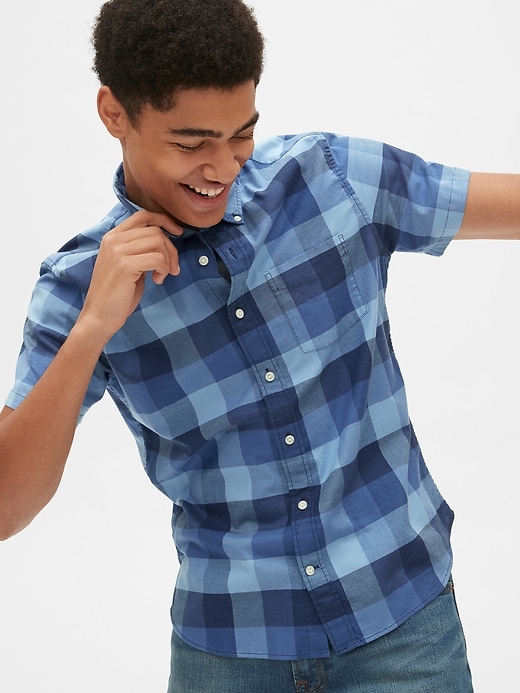Image number 5 showing, Lived-In Stretch Oxford Short Sleeve Shirt