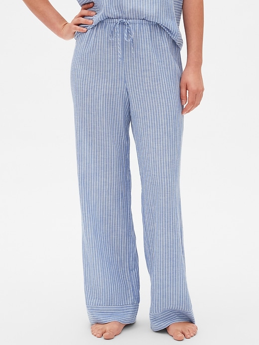 Image number 1 showing, Dreamwell Stripe Wide-Leg Pants