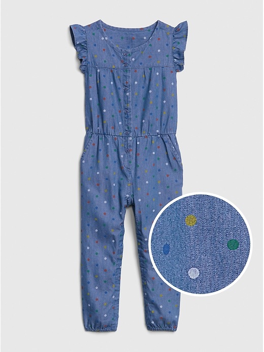Image number 4 showing, Toddler Ruffle-Sleeve Romper