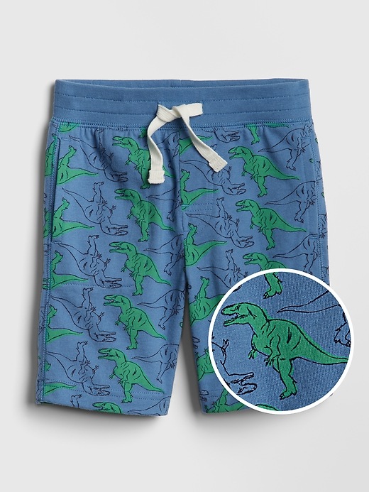 View large product image 1 of 1. Toddler Print Pull-On Shorts In Stretch Jersey