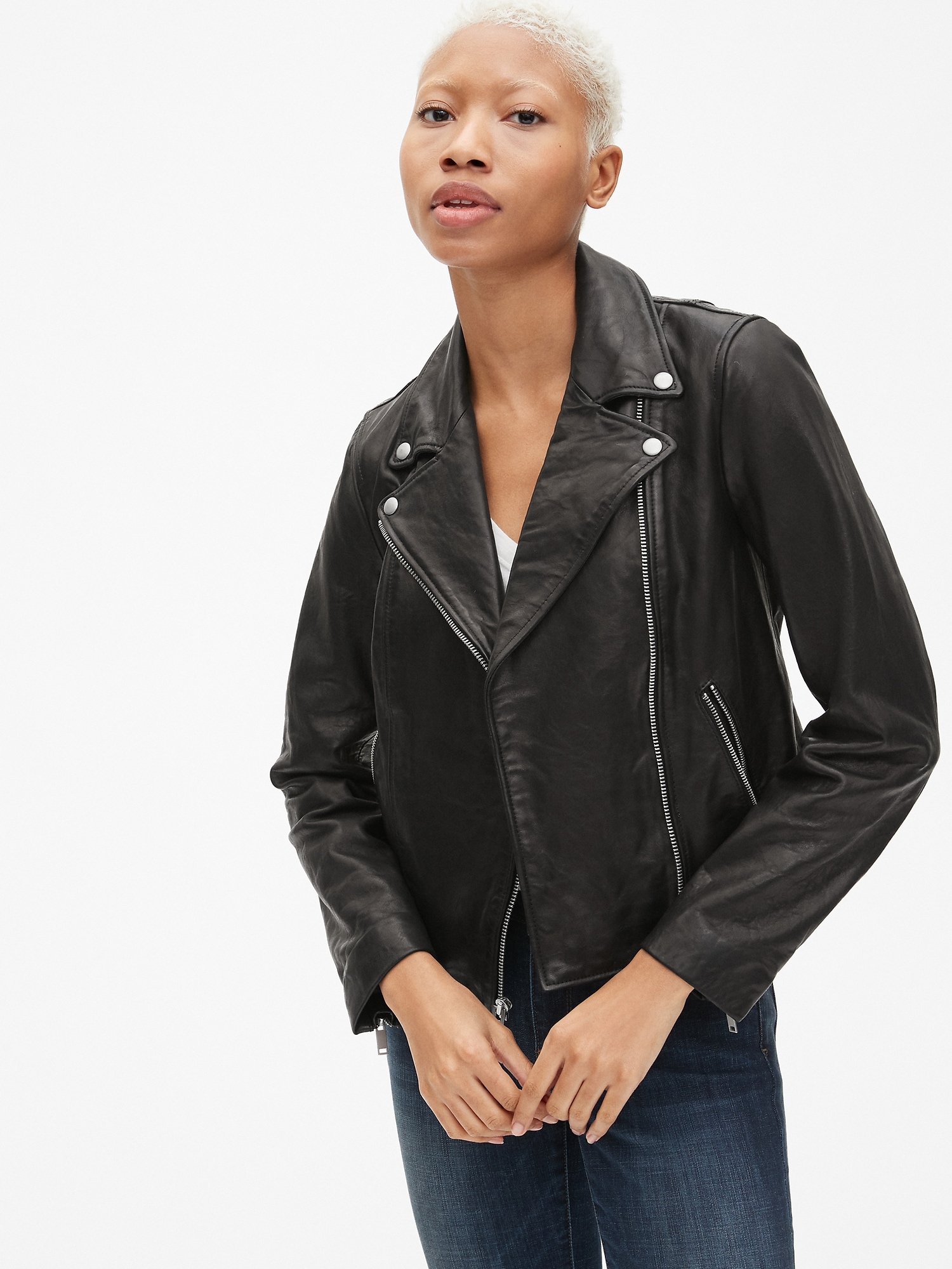 Moto Leather Jacket | Gap