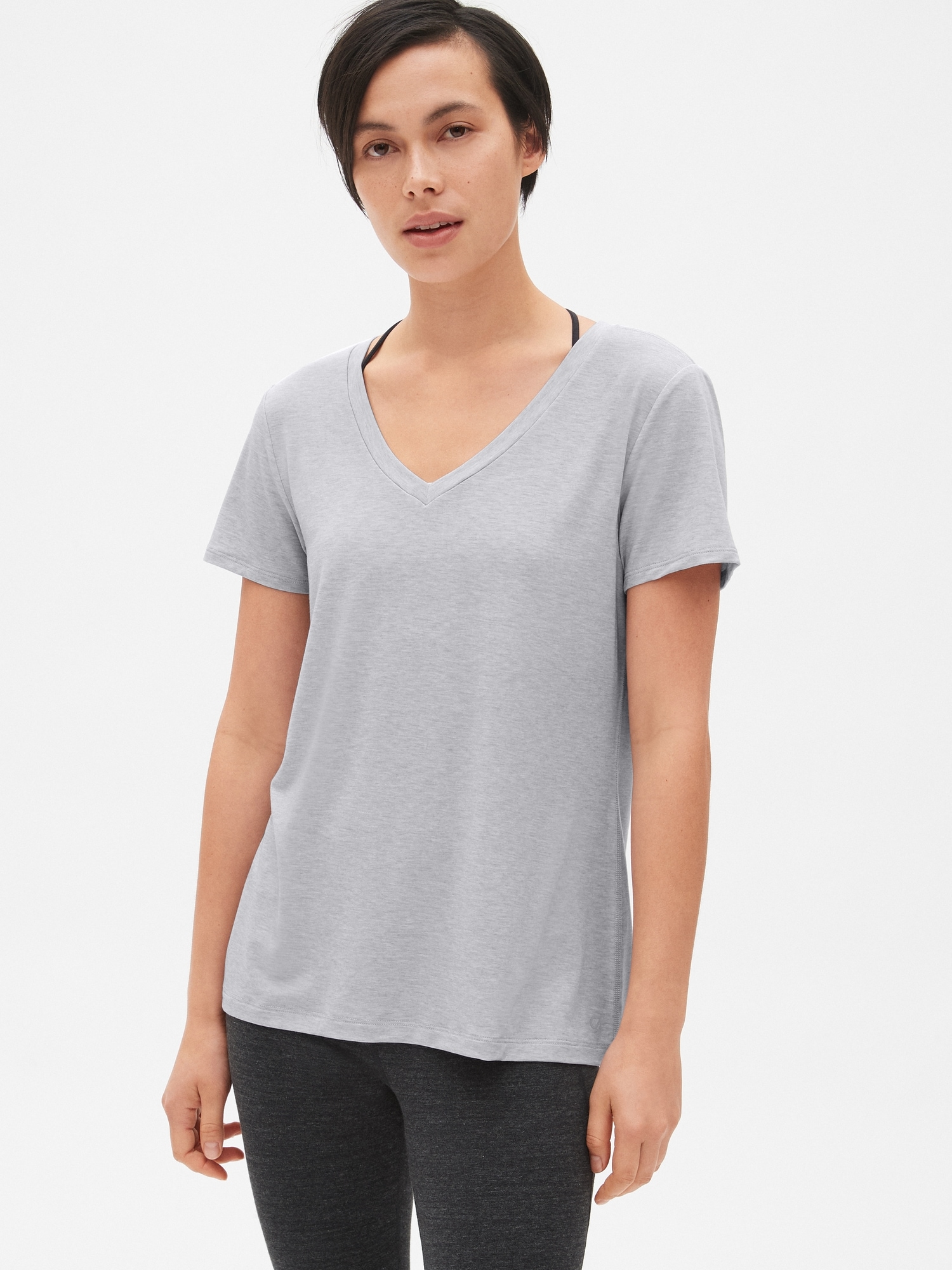 GapFit Breathe V-Neck T-Shirt | Gap