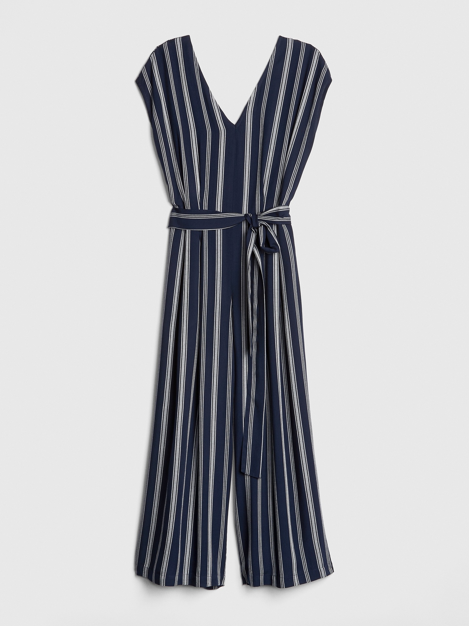 Женские комбинезоны Gap Stripe Cap Sleeve Wide-Leg Jumpsuit — фото 4