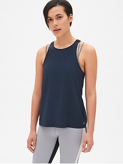 high neck tank top workout