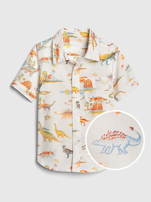 View large product image 1 of 3. Toddler Dino Short Sleeve Shirt