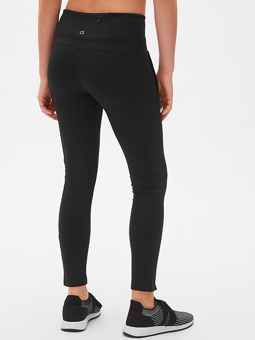 2 of 8 showing, with the color true black of product GapFit Full Length City Leggings