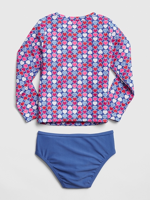 Image number 2 showing, Toddler Print Rashguard Two-Piece