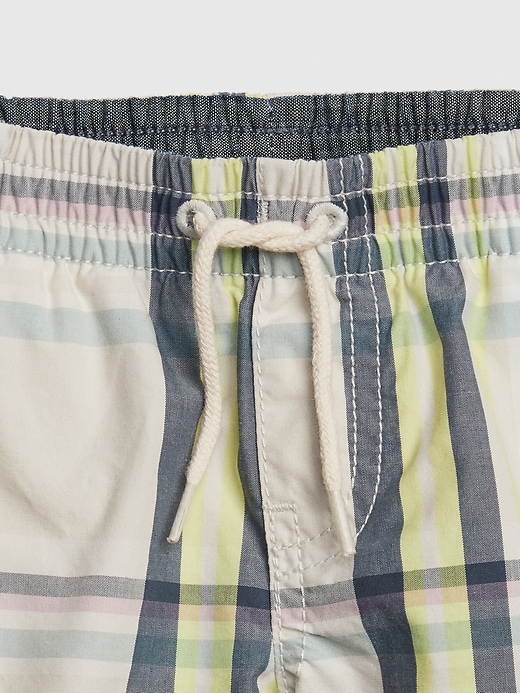 Image number 3 showing, Baby Pull-On Plaid Shorts