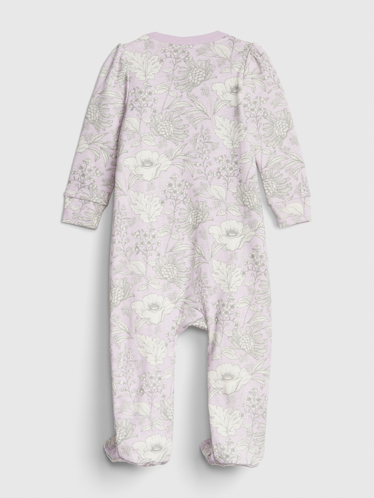 Baby Print Footed OnePiece Gap