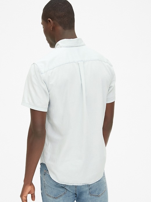 Image number 2 showing, Wearlight Denim Short Sleeve Shirt