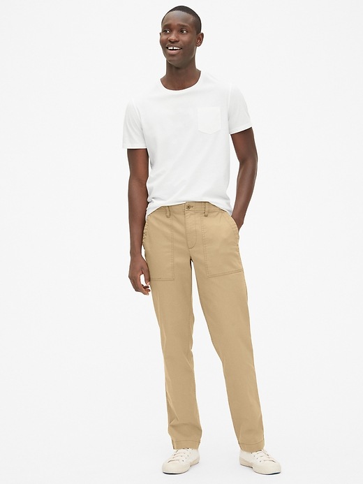 Image number 3 showing, Utility Pants in Straight Fit with GapFlex