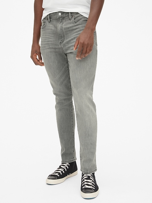 light grey jeans combination shirt