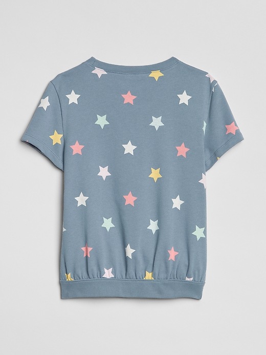 Image number 3 showing, Kids Short Sleeve Sweatshirt in French Terry