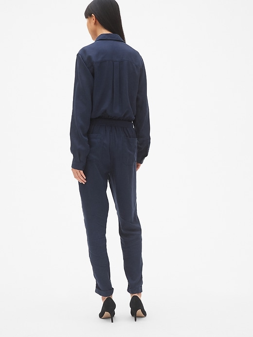Image number 2 showing, Utility Jumpsuit in TENCEL&#153