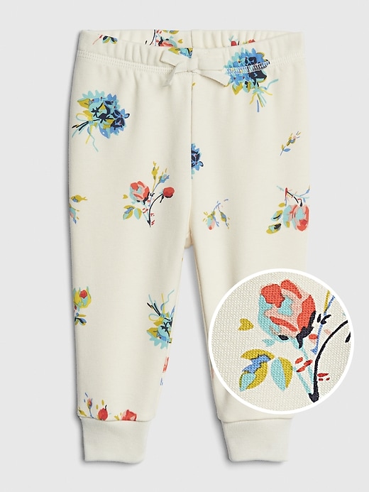 floral pull on pants