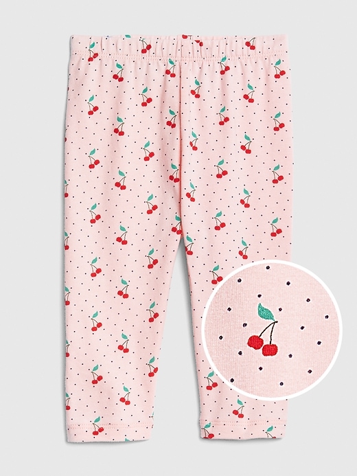 Babyhug Knit Leggings Scales Print - Multicolor