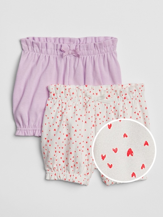 Image number 1 showing, Baby Heart Bubble Shorts (2-Pack)