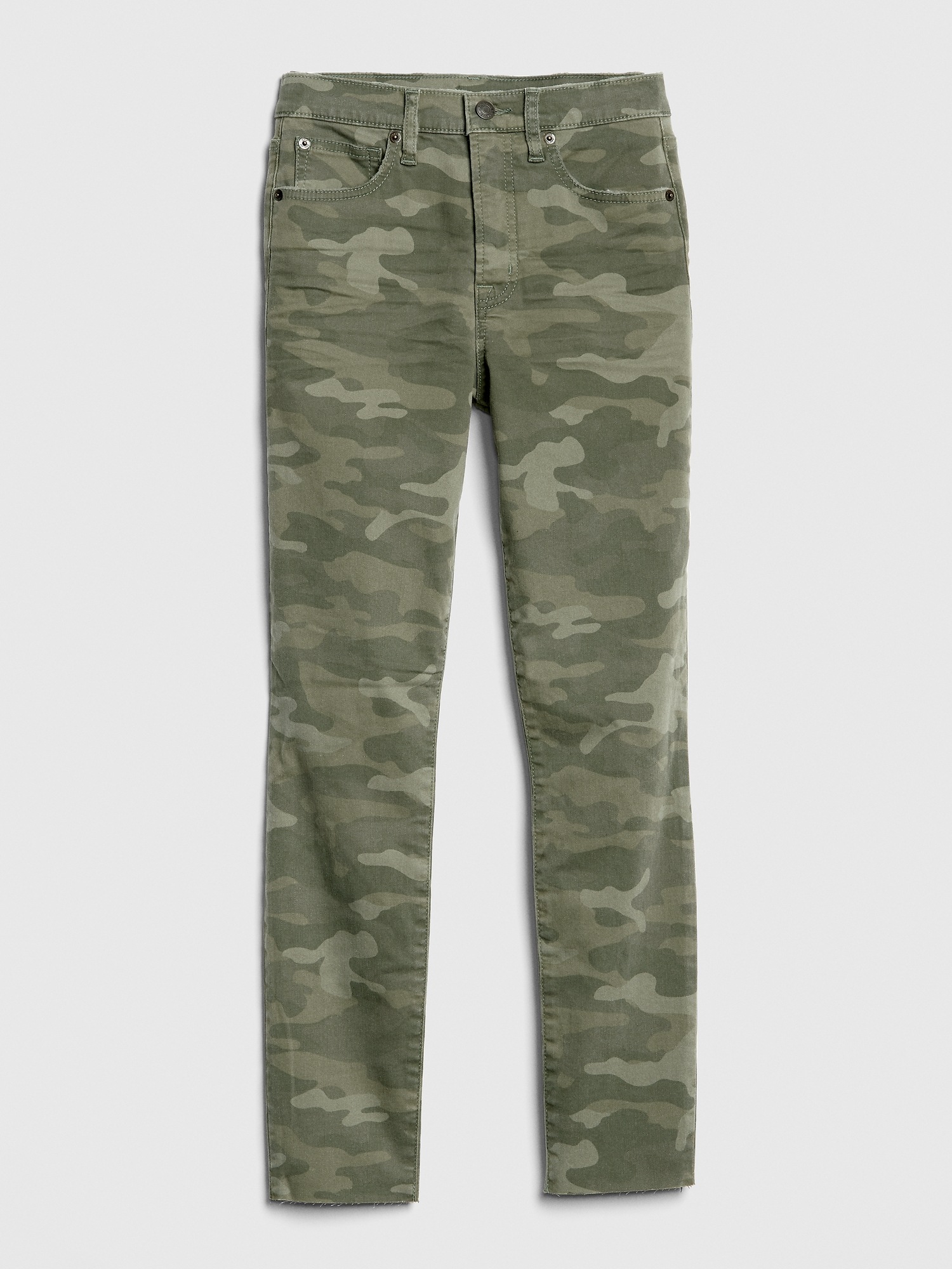 gap camo jeans