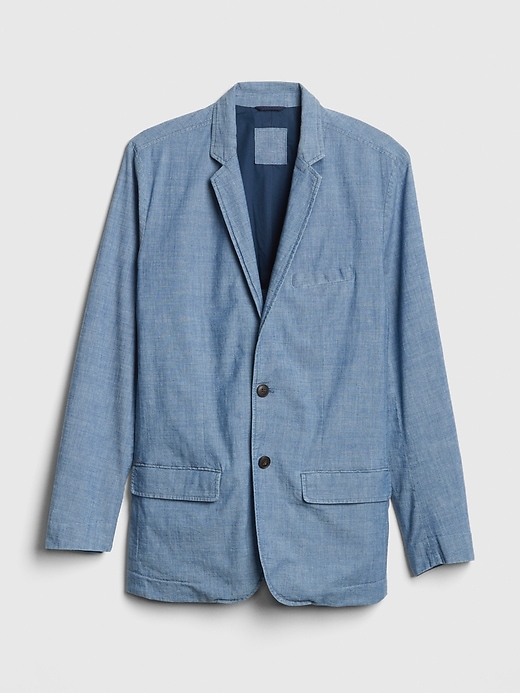 Image number 6 showing, Casual Classic Blazer in Chambray