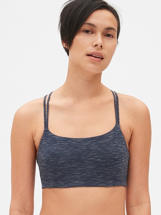 Image number 7 showing, GapFit Breathe Low Support Strappy Sports Bra