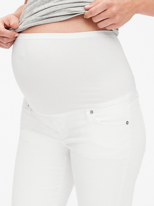 Image number 3 showing, Maternity Full Panel True Skinny Ankle Jeans