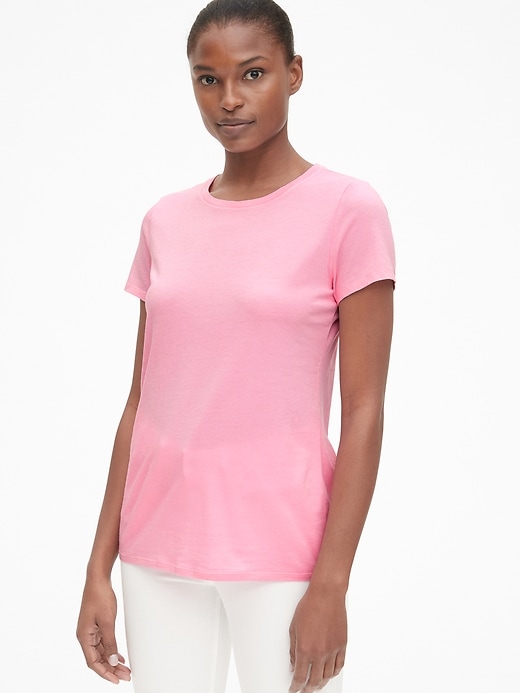 1 of 8 showing, with the color parisian pink of product Vintage Wash T-Shirt