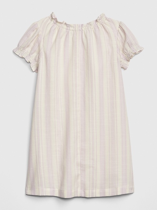 Image number 2 showing, Toddler Ruffle-Trim Stripe Shift Dress