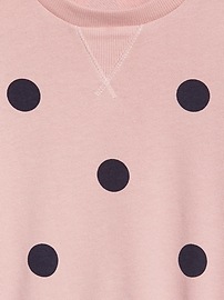 View large product image 3 of 3. Toddler Dot Short Sleeve T-Shirt In French Terry