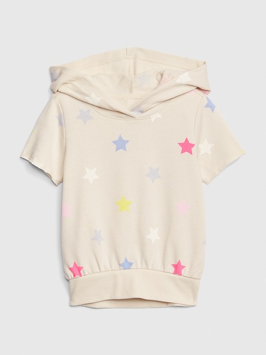 View large product image 1 of 3. Toddler Short Sleeve Hoodie Sweatshirt