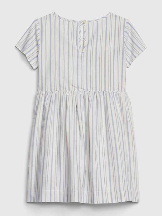 Image number 2 showing, Toddler Stripe Fit And Flare Dress