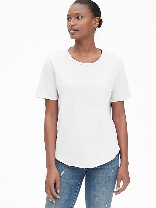 ElbowSleeve Crewneck TShirt Gap