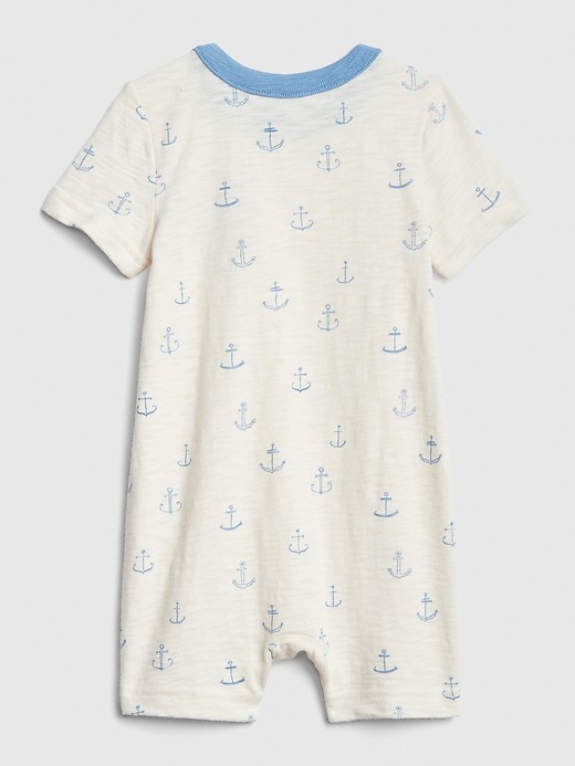 Image number 2 showing, Baby Anchor Shorty One-Piece