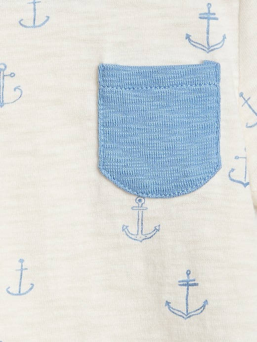 Image number 3 showing, Baby Anchor Shorty One-Piece