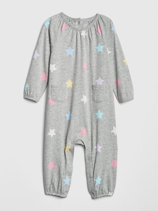 Image number 1 showing, Baby Print Pocket One-Piece