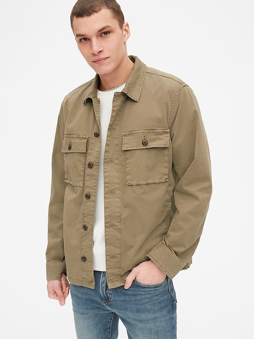 Gap utility shirt jacket shop