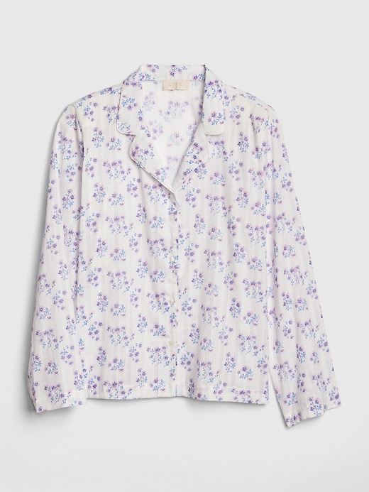 Image number 2 showing, Dreamwell Long Sleeve Floral Stripe Top