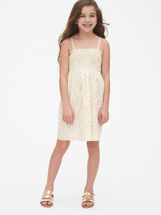 Image number 2 showing, Kids Print Smocked Dress