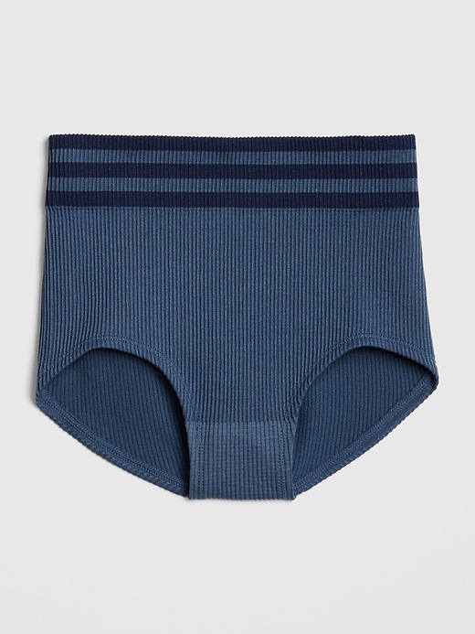 Image number 7 showing, Seamless Ribbed High Rise Brief