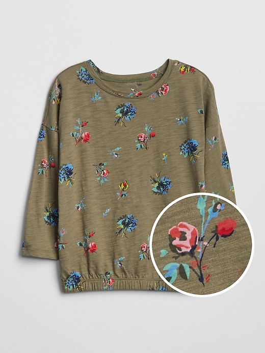 Image number 5 showing, Kids Three-Quarter Sleeve Top