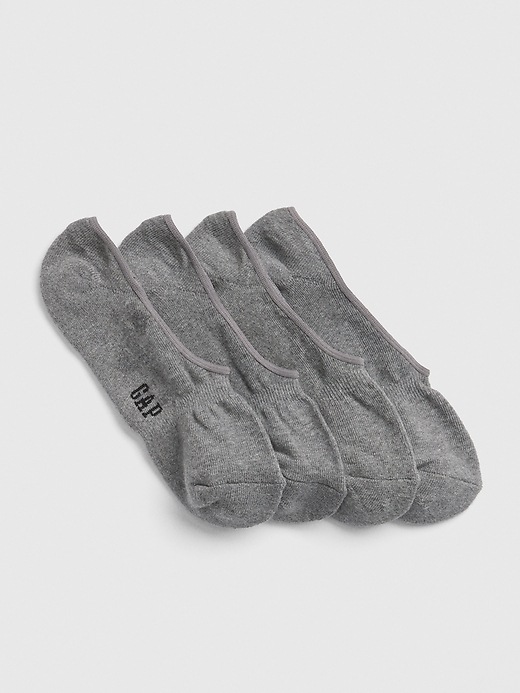 1 of 8 showing, with the color GREY HEATHER of product No-Show Socks (2-Pack)