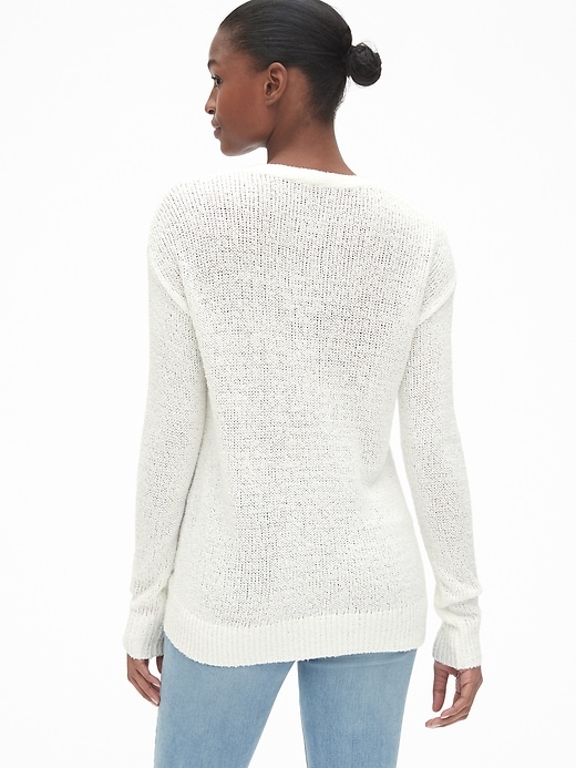 Image number 2 showing, Featherweight V-Neck Pullover Sweater