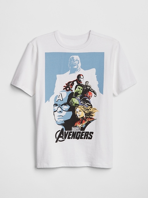 View large product image 1 of 1. GapKids&#124 Marvel&#169 Graphic Short Sleeve T-Shirt