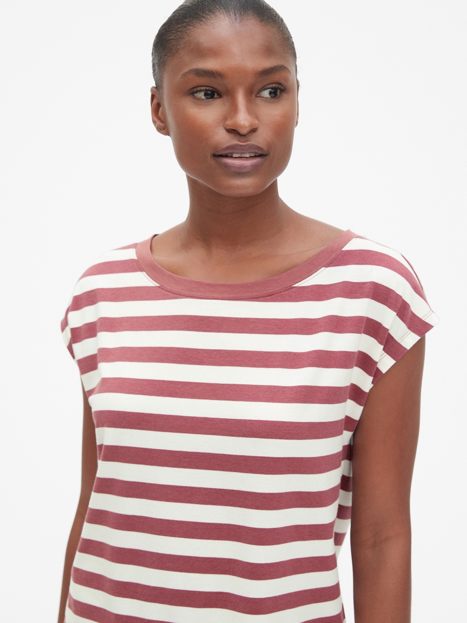 Stripe Dolman Sleeve TShirt Gap