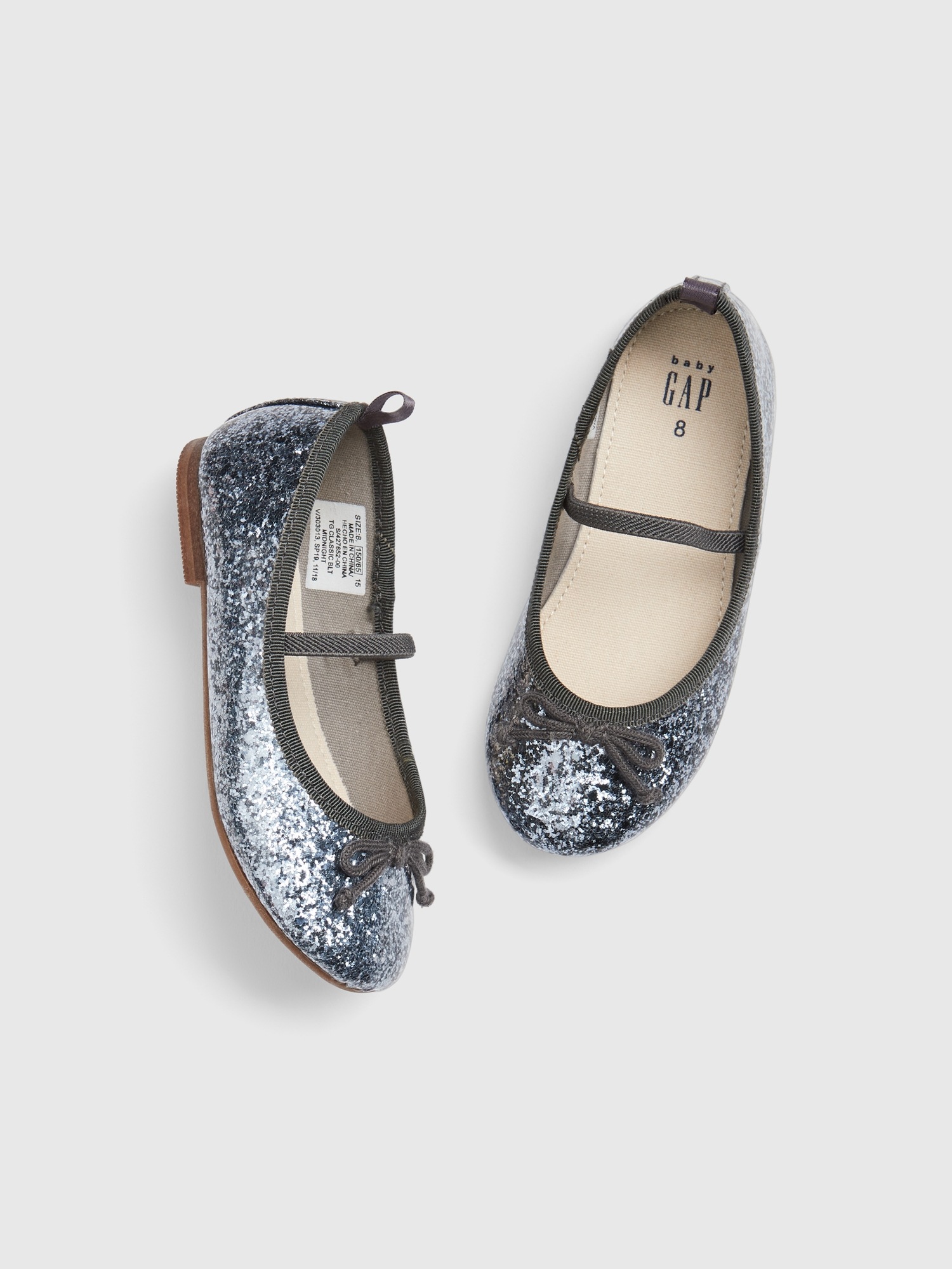 Toddler Glitter Ballet Flats Gap