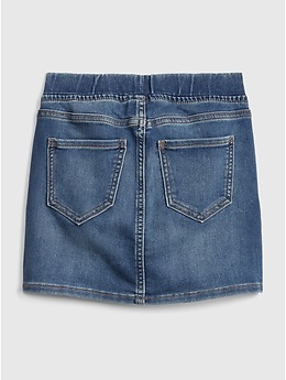 gap blue jean skirts